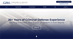 Desktop Screenshot of fortwaynecriminaldefenselawfirm.com